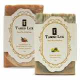Tamed Lux Brightening Turmeric & Lemon beta Carotone (2in1) cleanser Bar for clearer & Radiant Face & Body